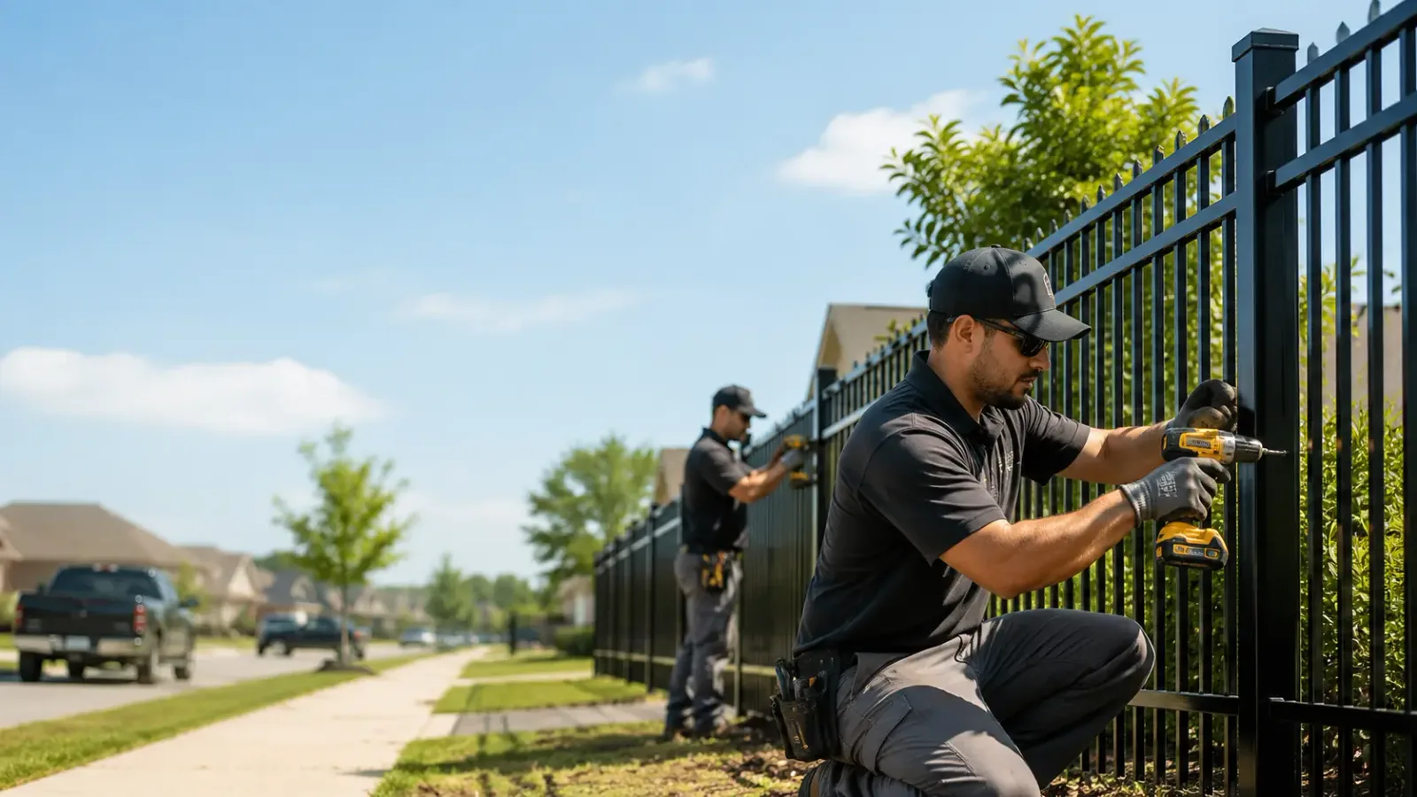 Metal Fence Installation in Winger, MN